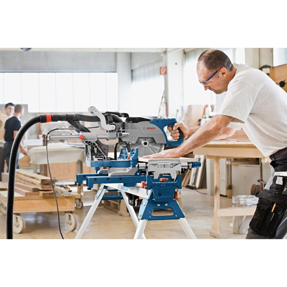 Bosch Professional GT GCM 8 SJL + GTA 2600 Professional Frame Radial Miter Saw, Blue