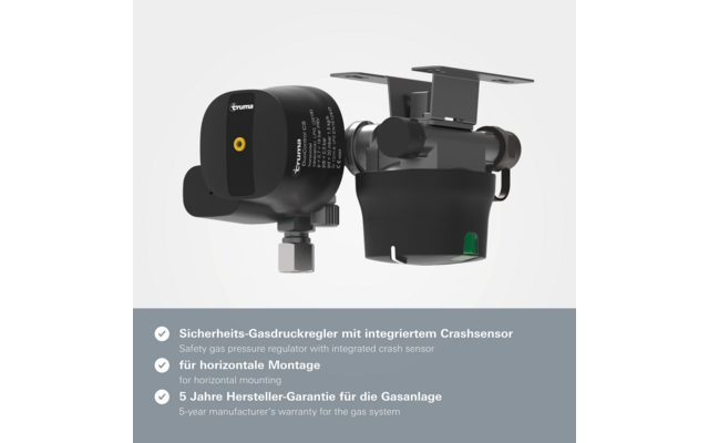 Truma DuoControl CS Gasdruckregler für den Zweiflaschen-Betrieb