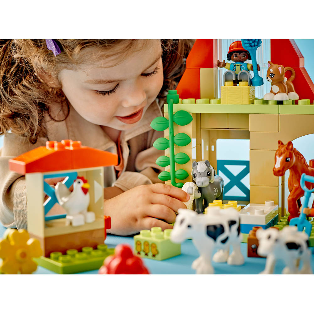 LEGO DUPLO dieren verzorgen op de boerderij 10416
