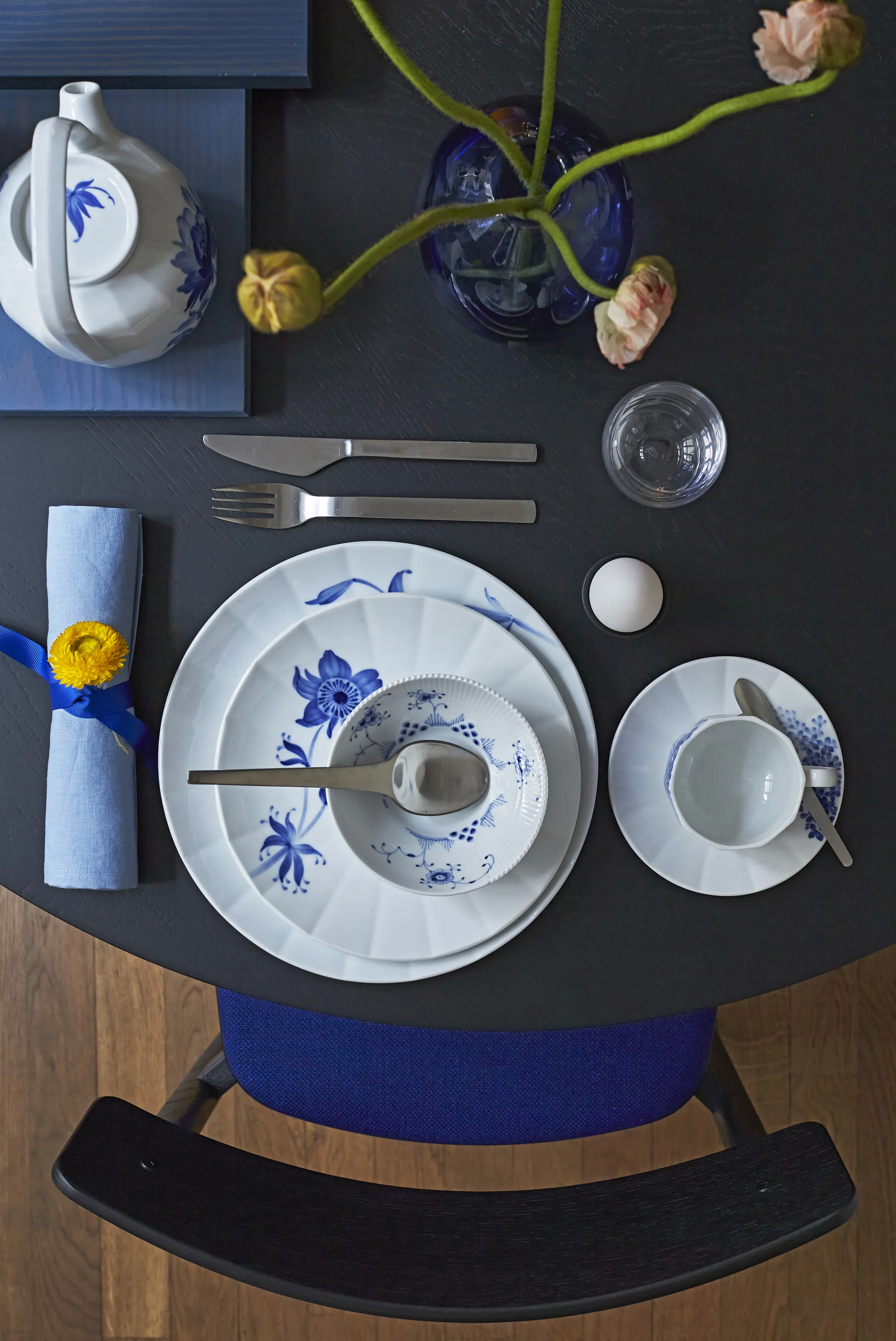 Royal Copenhagen Blomst Tallerken - Hyacint