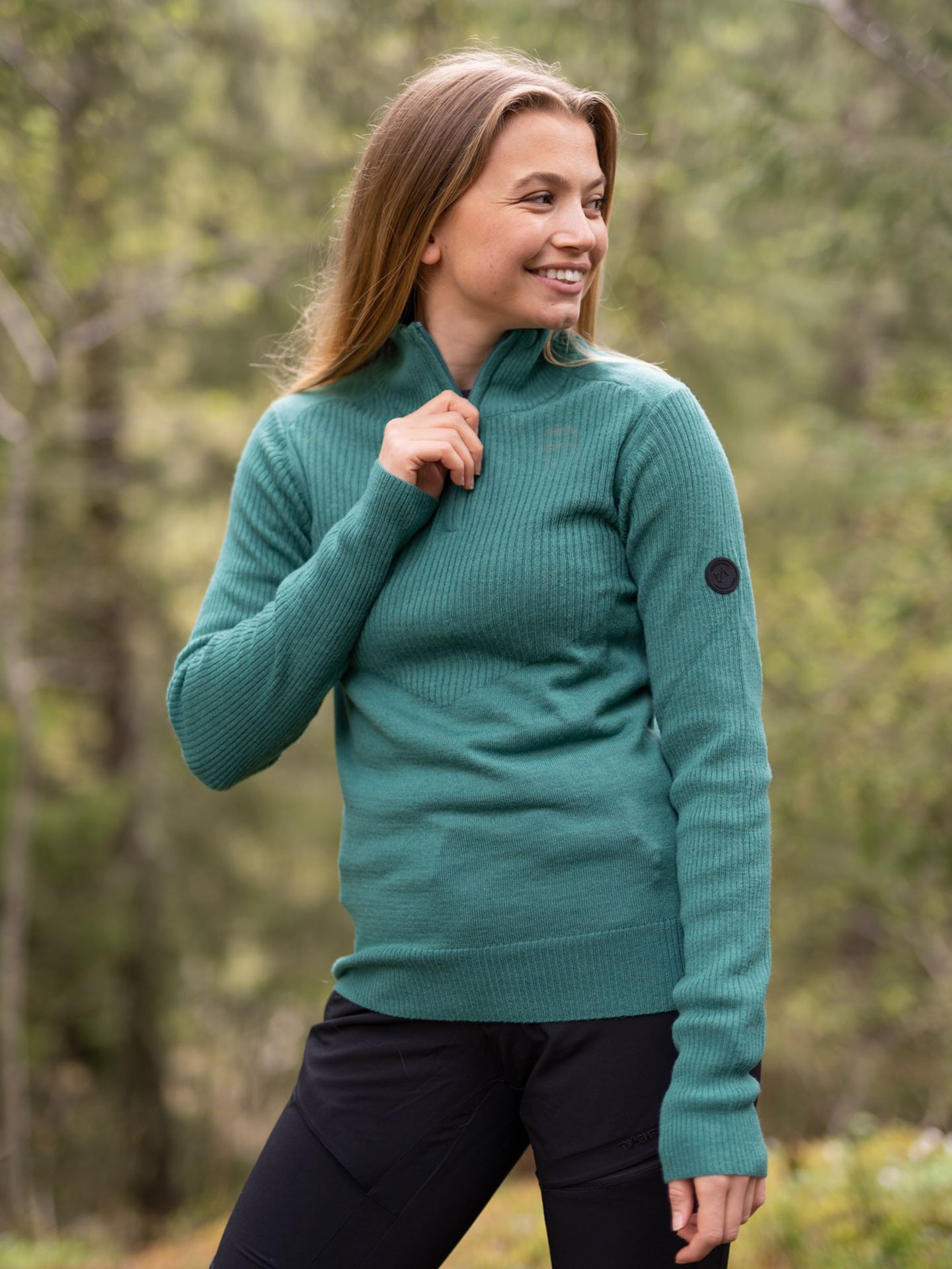 Flåm Half Zip Ullgenser