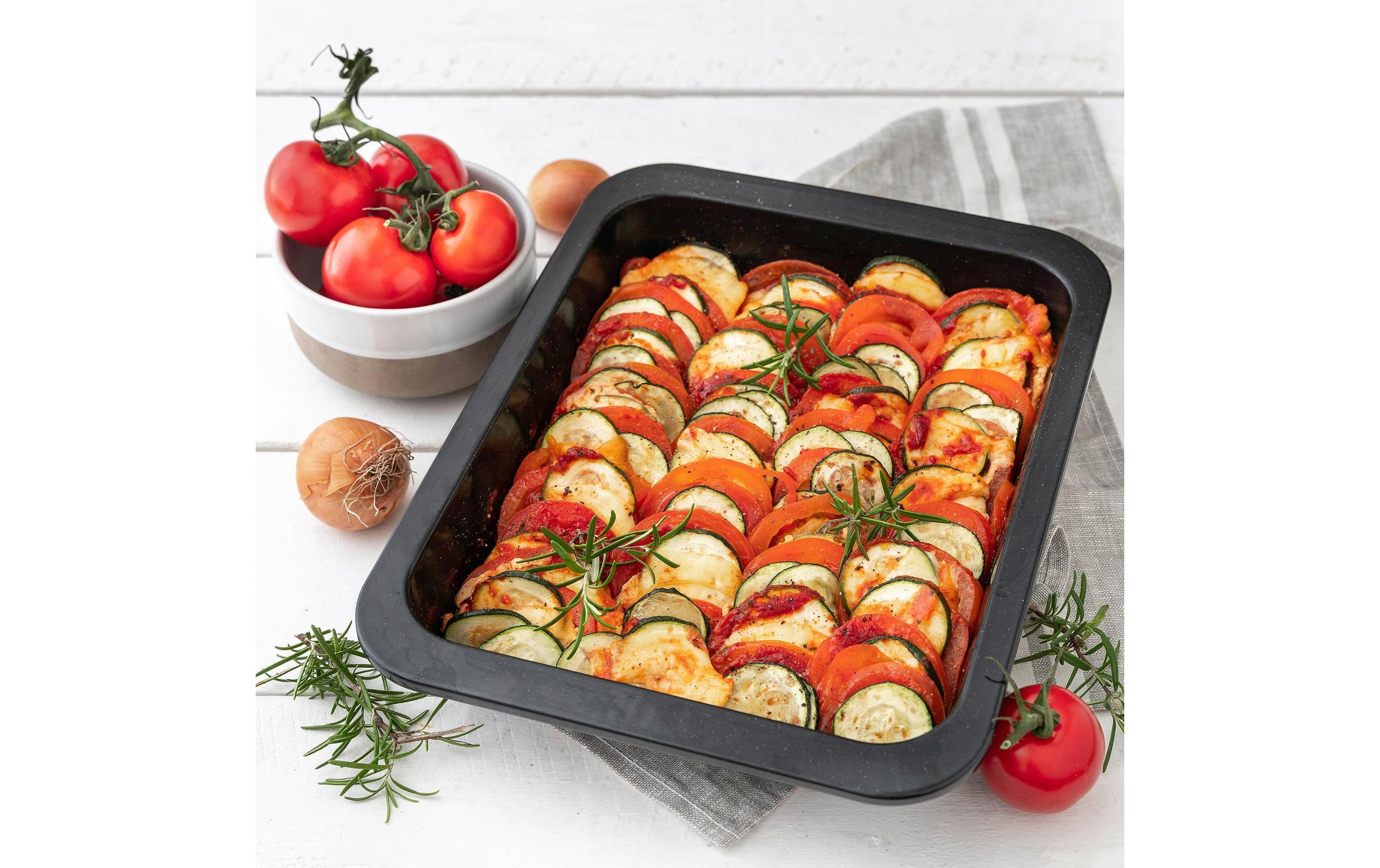 Auflaufform Special Cooking 33 x 25 cm, Eckig, SchwarzBrat- und Auflaufform