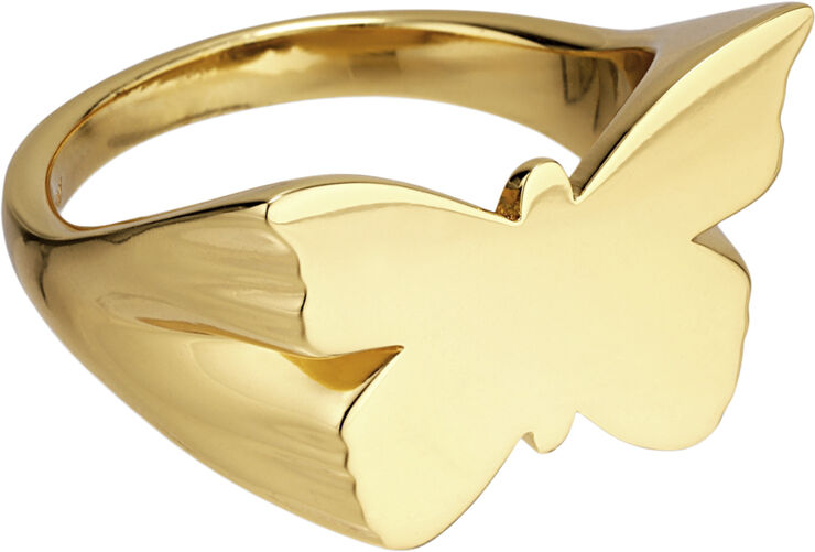 Jane Kønig Butterfly Signet ring Guld
