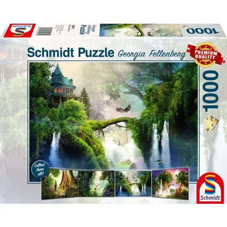 Schmidt Spiele Puzzle - Verwunschene Quelle, 1000 Teile