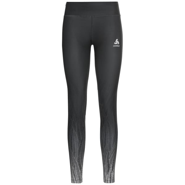 Collant running ODLO ZEROWEIGHT PRINT TIGHTS W BLACK