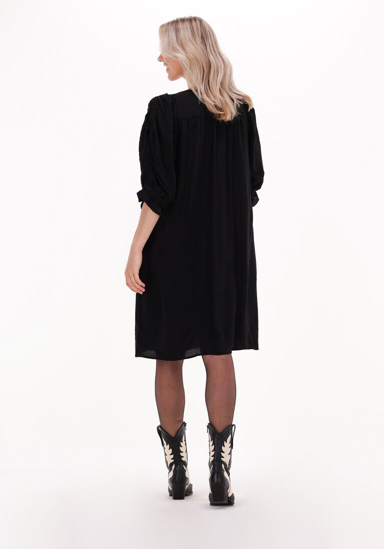 CO\\'COUTURE zwarte co'couture mini jurk sunrise pleat dress