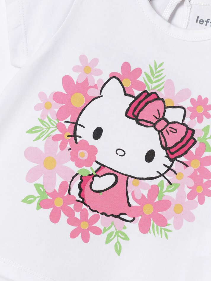 Conjunto de camiseta e shorts Hello Kitty ©Sanrio - Branco