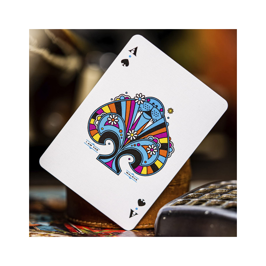 Cartes Bicycle Theory 11 - The Beatles : Bleu