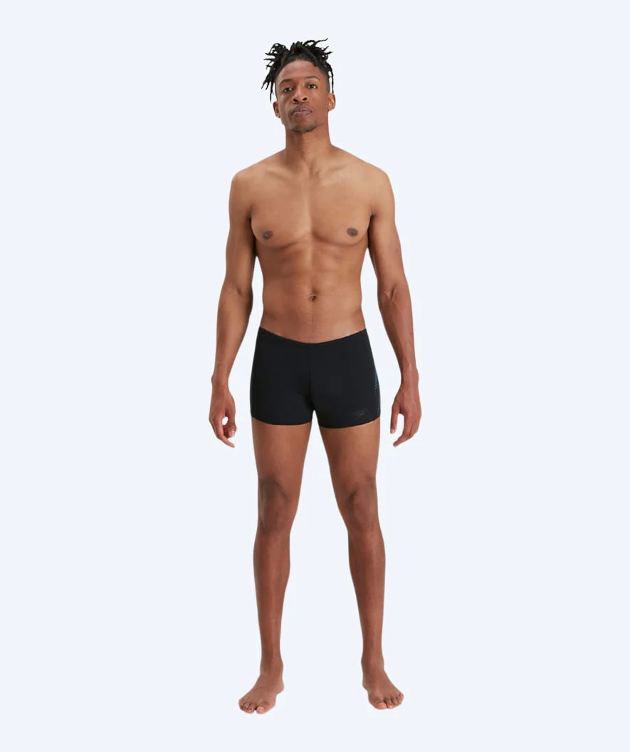 Speedo aquashorts til mænd - Tech Panel - Sort/blå