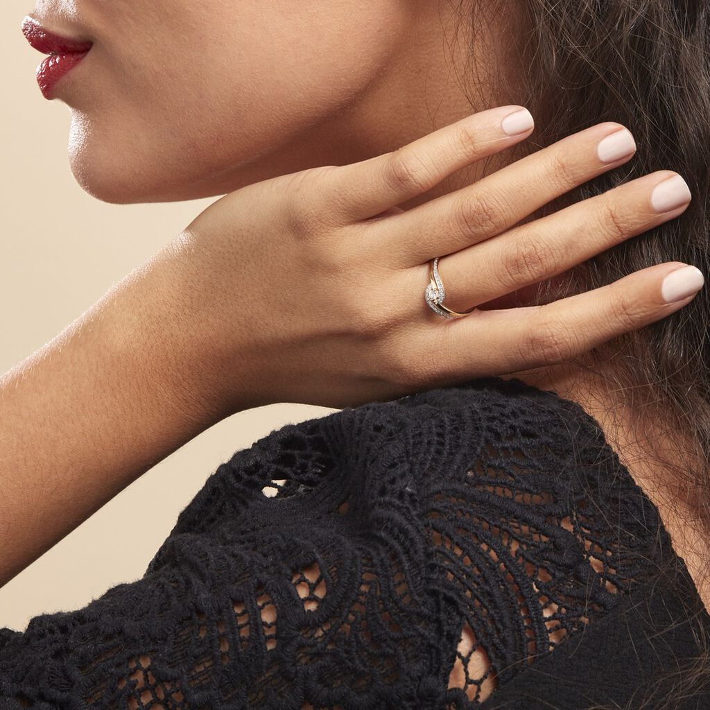 Bague Solitaire Vassilissa Or Jaune Diamant