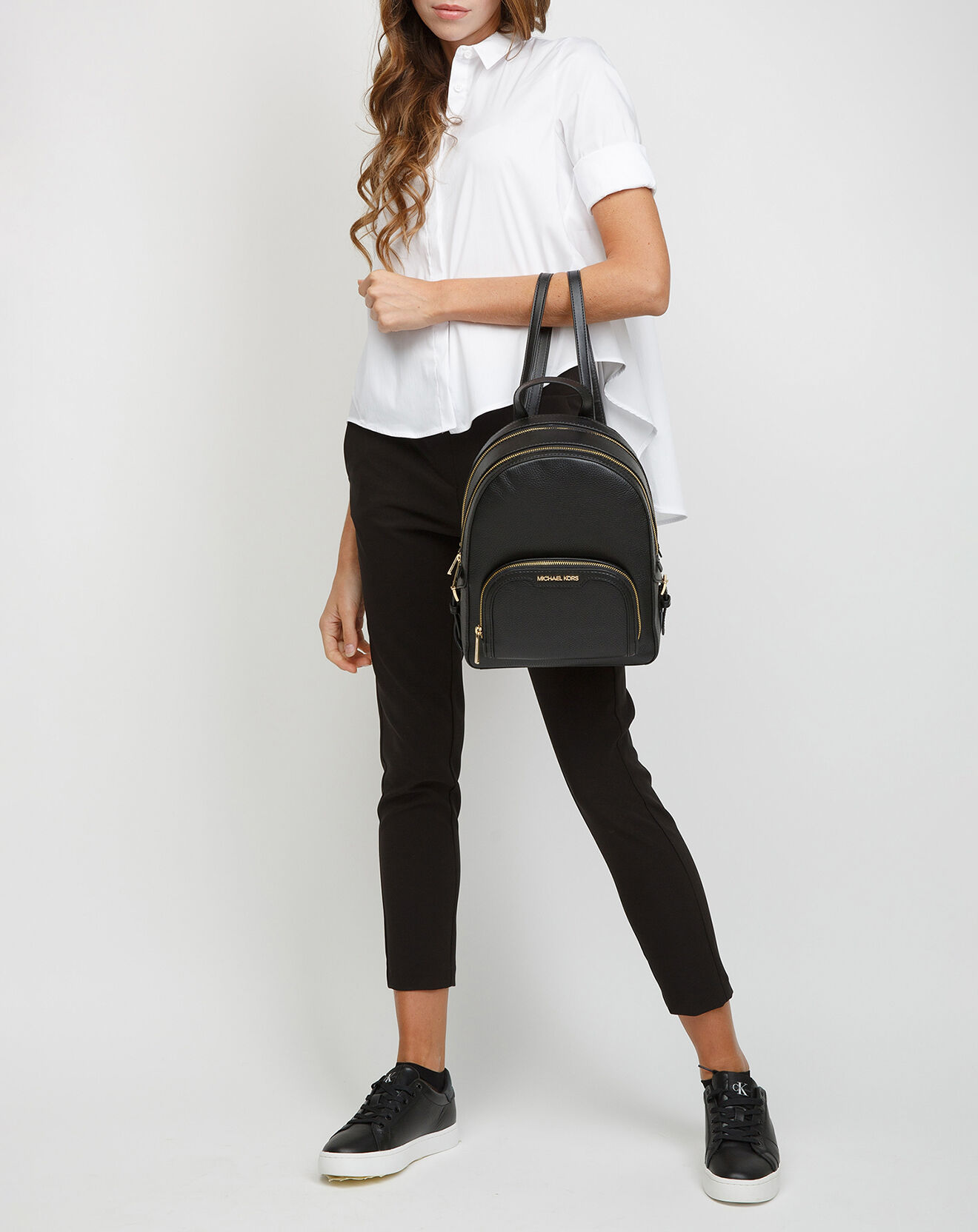Michael Kors Sac à dos en Cuir Jaycee  noir - 25x30x14 cm