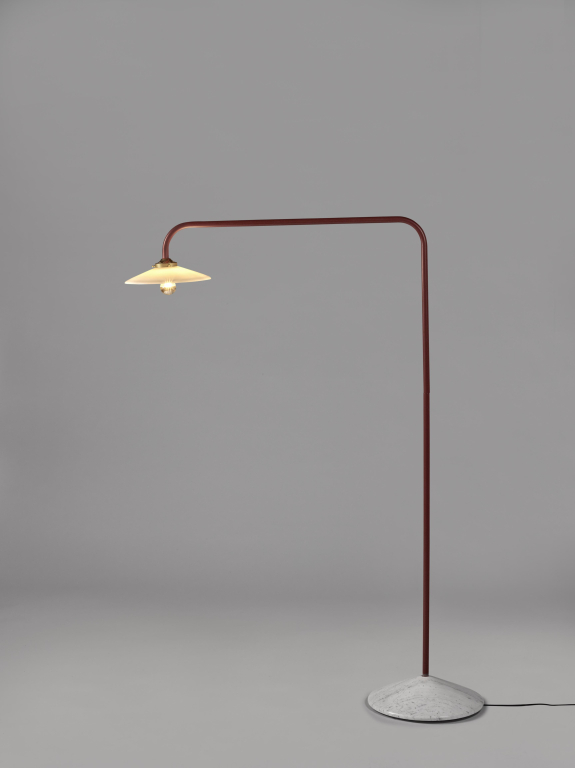 Valerie Objects Standing lamp no. 1 marmer vloerlamp Red