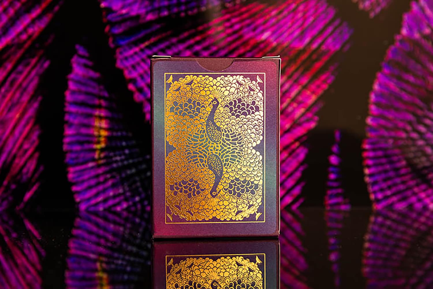 Bicycle® Kartendeck - Purple Peacock Kartenspiel Spielkarten Pokerkarten