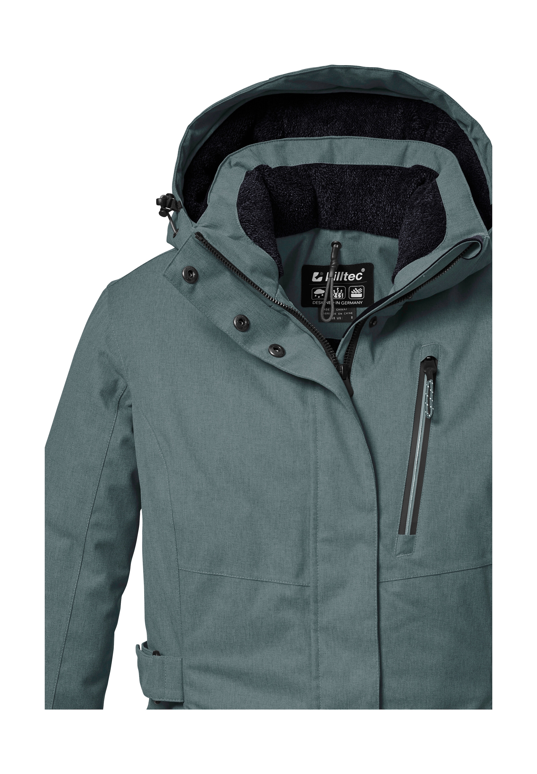 Killtec Parka »KOW 303 WMN PRK« Wasserdichter, atmungsaktiver Damenparka mit abnehmbarer Kapuze