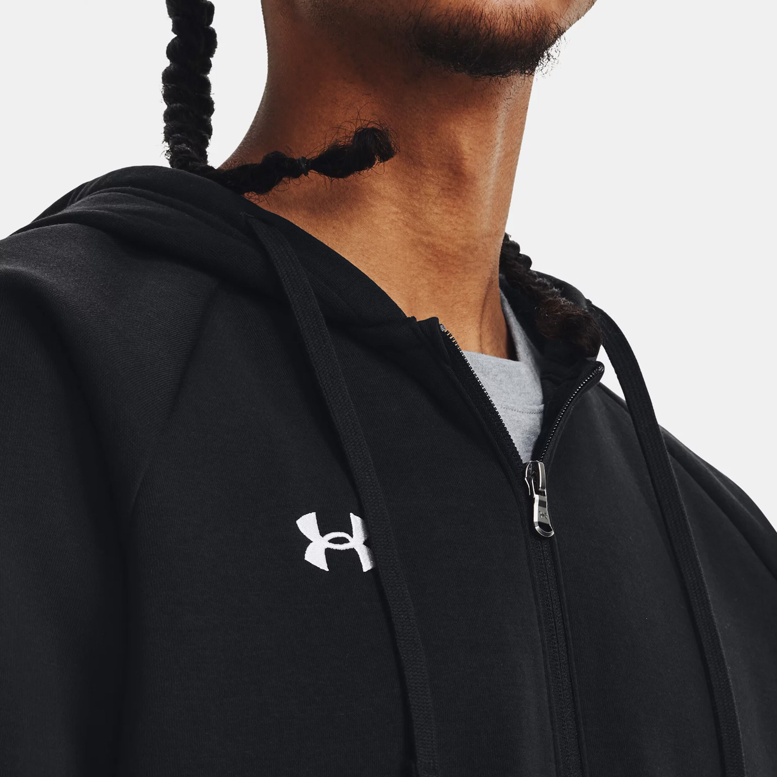 Under Armour Rival Gilet En Coton Hommes - Noir