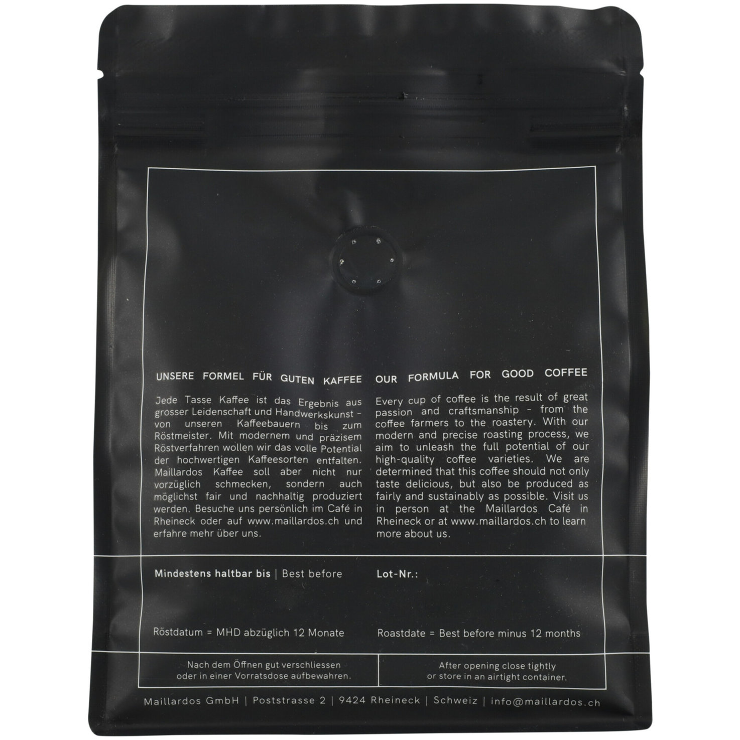 Maillardos Bohnenkaffee Cuba Escambray