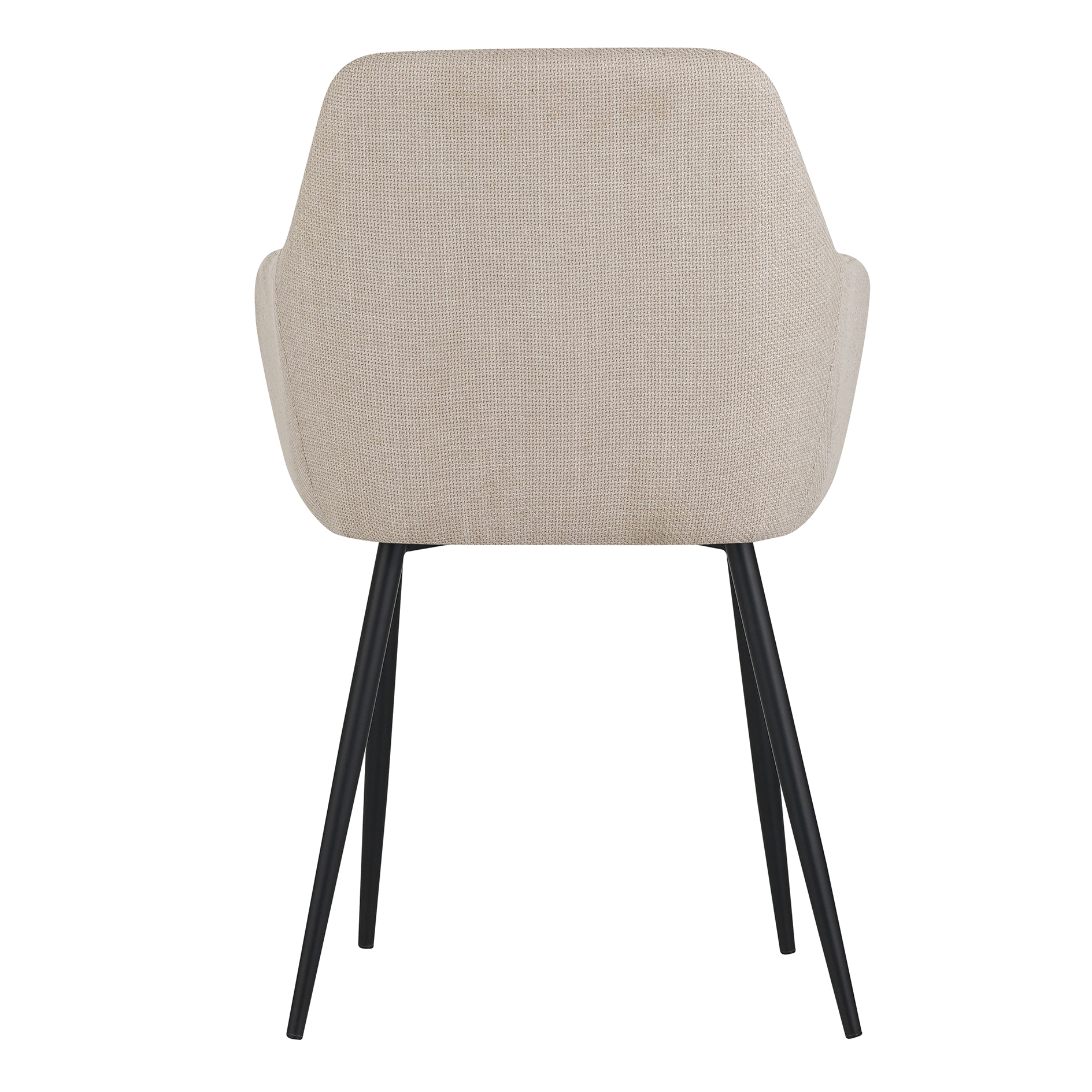 2er-Set Armlehnstuhl - beige - Microfaser