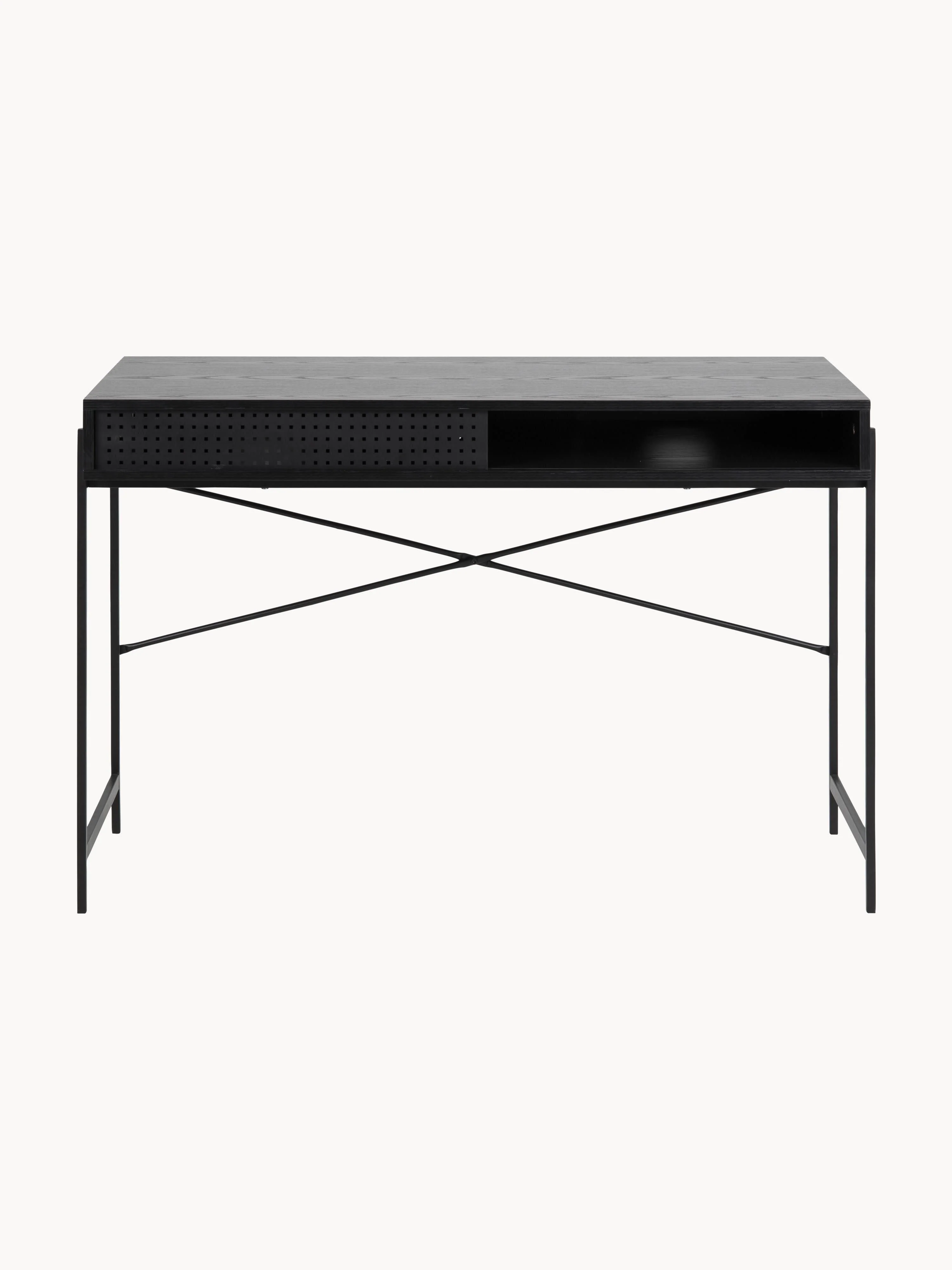 Smal bureau Angus met opbergruimte