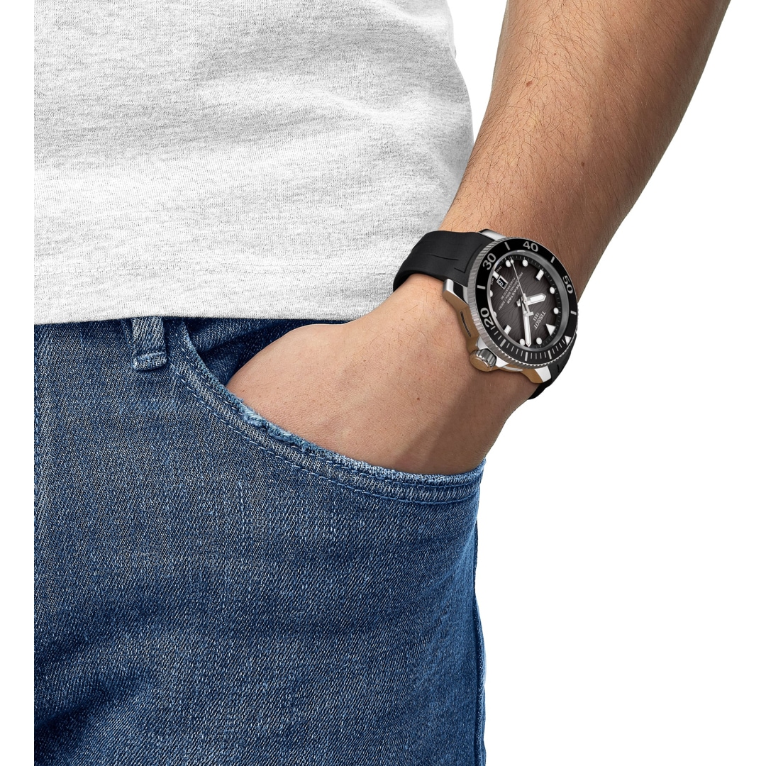 Tissot Seastar 2000 Professional Powermatic 80 Grau