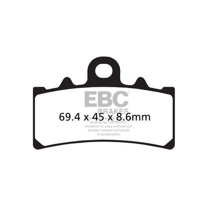 Plaquettes de freins EBC Organique avant