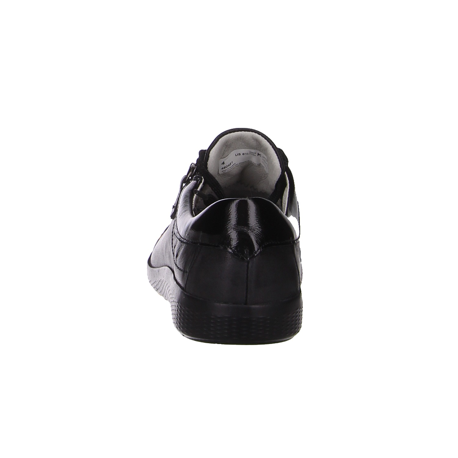 Waldläufer Schnürschuh schwarz schwarz