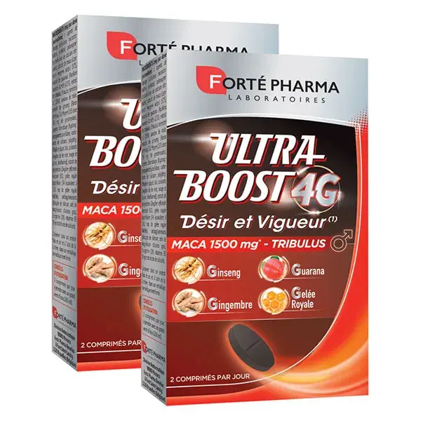 Forté Pharma Ultra Boost 4G Desejo e Vigor - Embalagem com 2 x 30 comprimidos