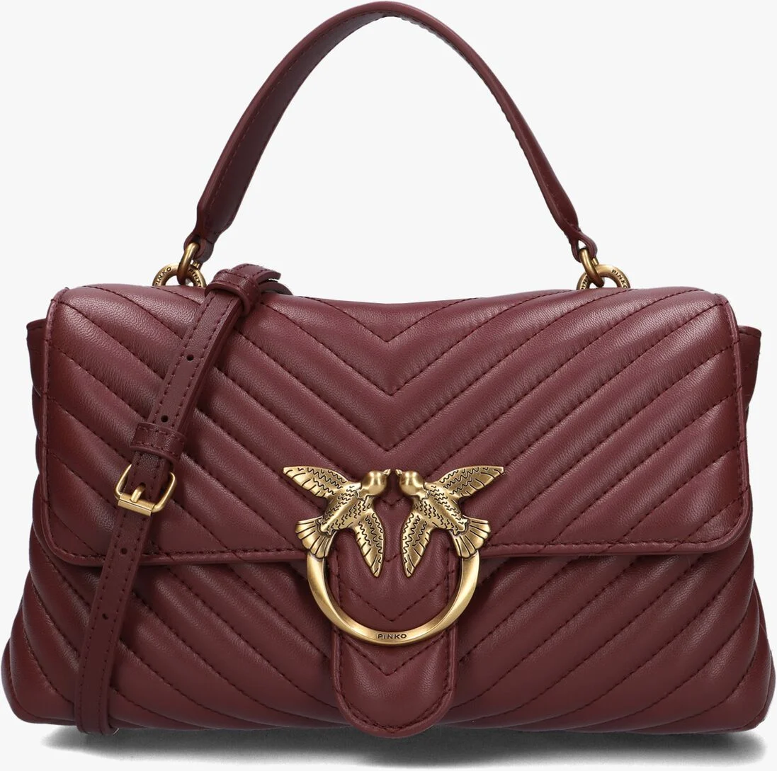 PINKO bordeaux pinko handtas love lady puff classic cl