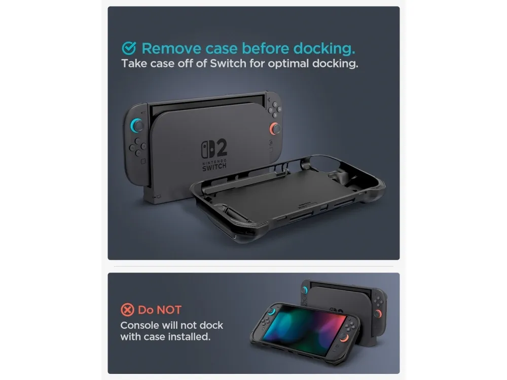 Spigen Rugged Armor, Cover, Nintendo, Sort, Termoplastisk polyurethan (TPU), Nintendo Switch, Stødsikker, Ridseresistent