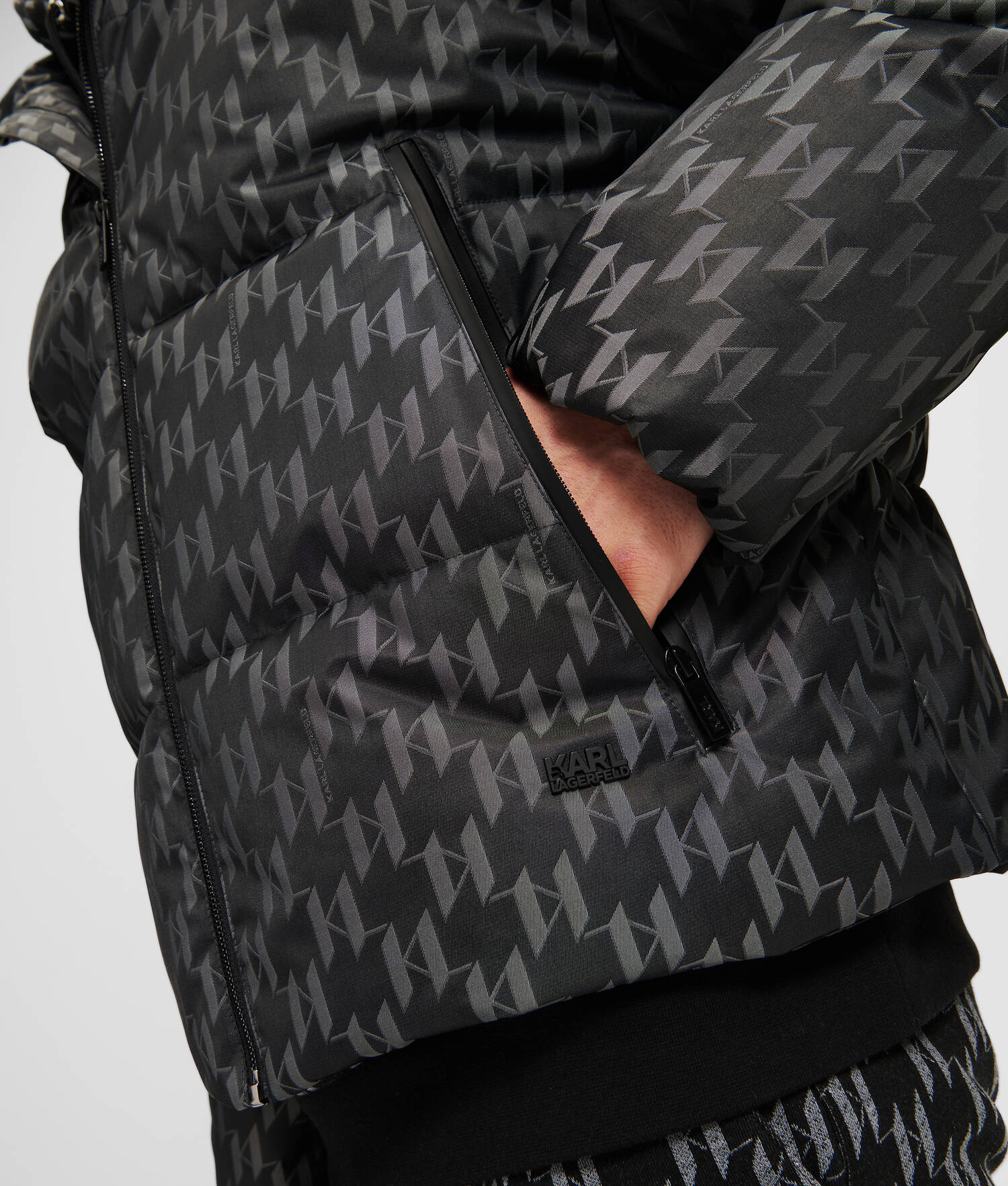 VESTE MATELASSÉE KL MONOGRAM