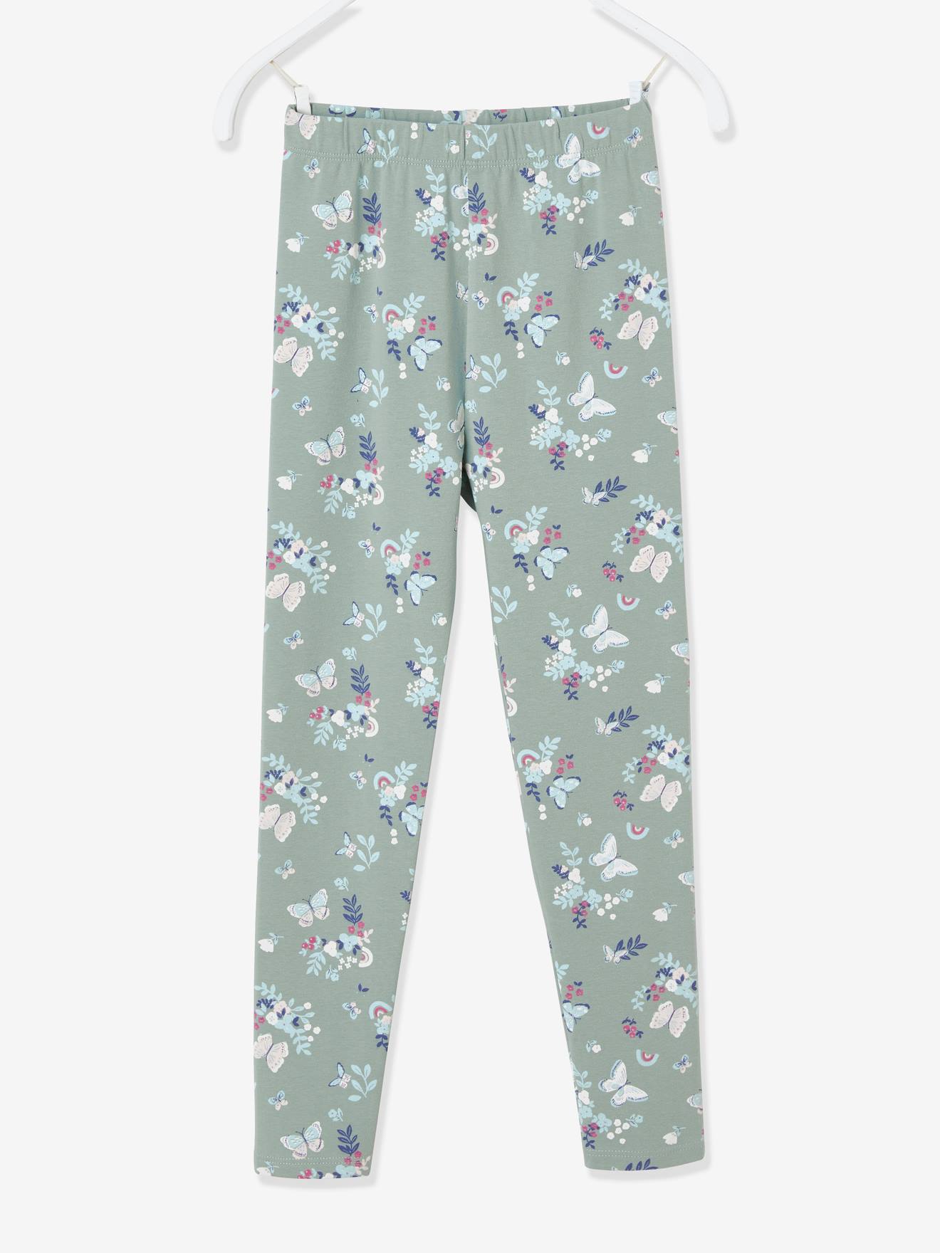 Leggings com estampa de chocolate para meninas