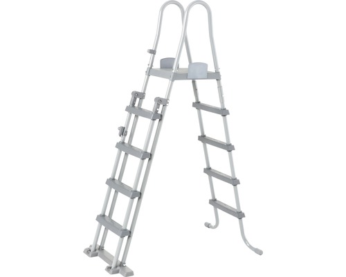 Opbouwzwembadframe zwembadset Planet Pool Elite rechthoekig 732x366x132 cm incl. zandfiltersysteem, ingebouwde skimmer, ladder, filterzand, afdekking, bodembeschermvlies & aansluitslang grijs