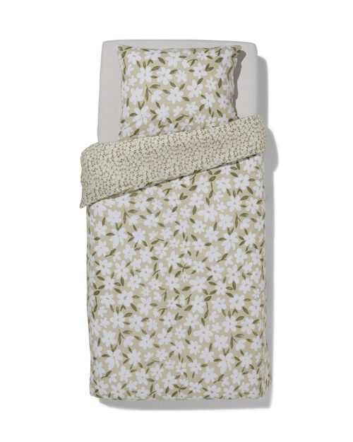 housse de couette coton doux 140x200/220 fleurs sauvages