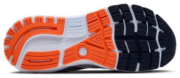 Chaussures Running Brooks Ghost 16 Blanc/Orange Homme