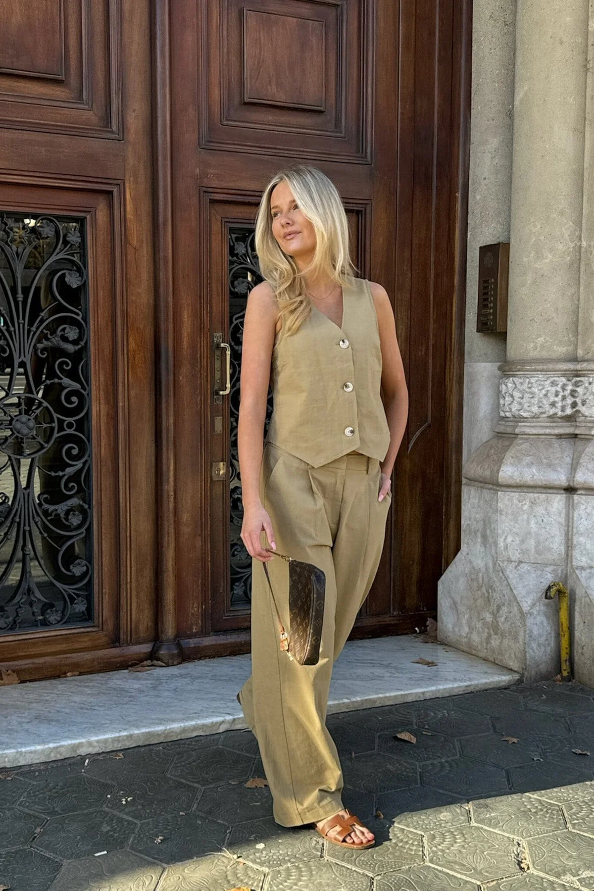 BYIC Celinaic Pants lkhaki light khaki
