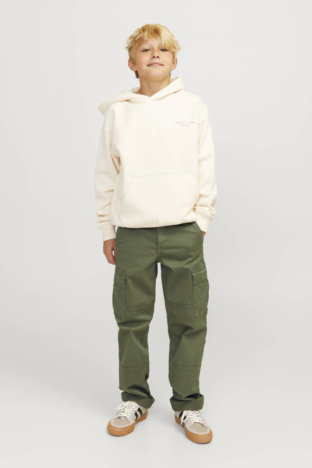 JACK & JONES loose fit cargobroek JPSTKANE JJHARLOW