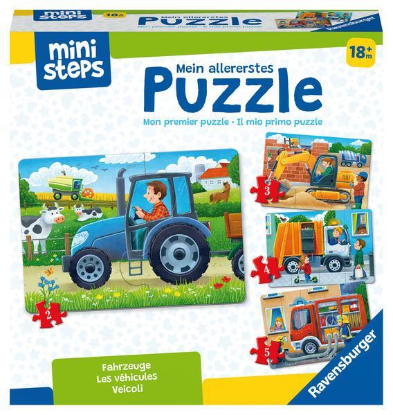 Ravensburger ministeps 4194 Mein allererstes Puzzle: Fahrzeuge - 4 erste Puzzles