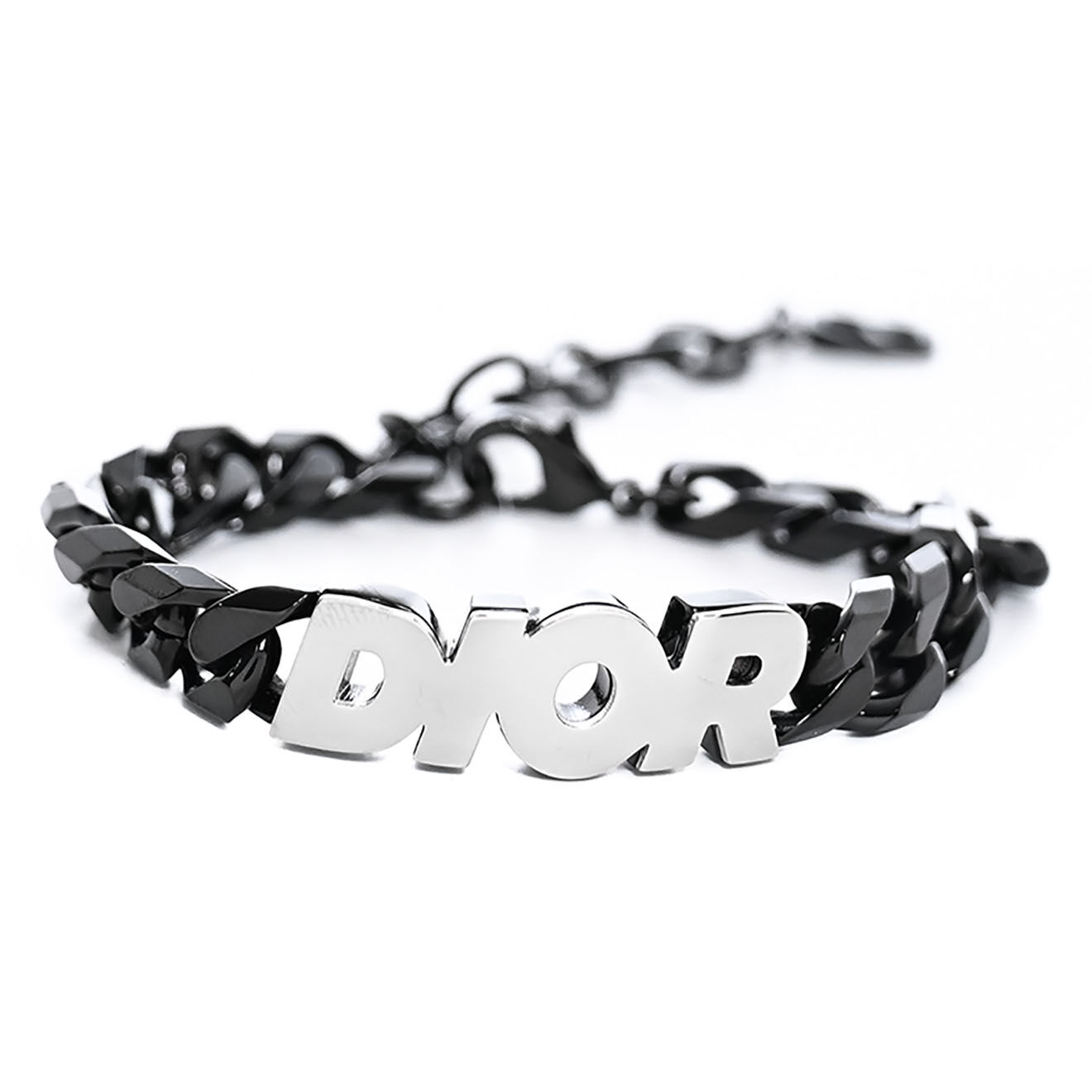 Dior Bracelet en Métal & Argent noir - Très bon état