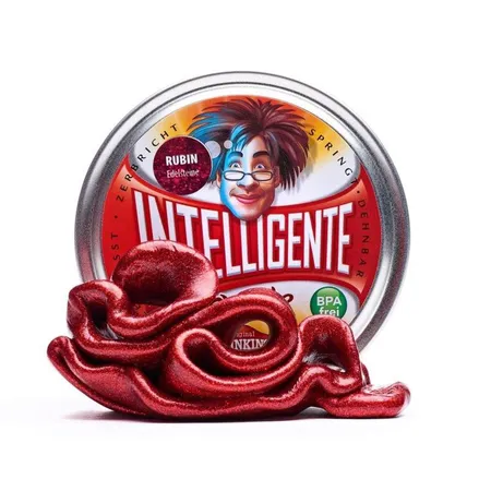 Trendbuzz Intelligente Knete Edelsteine Rubin, 80g