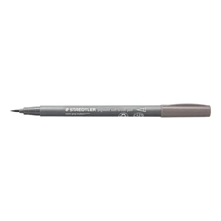 STAEDTLER® pigment soft brush pen 372 - warmgrau medium