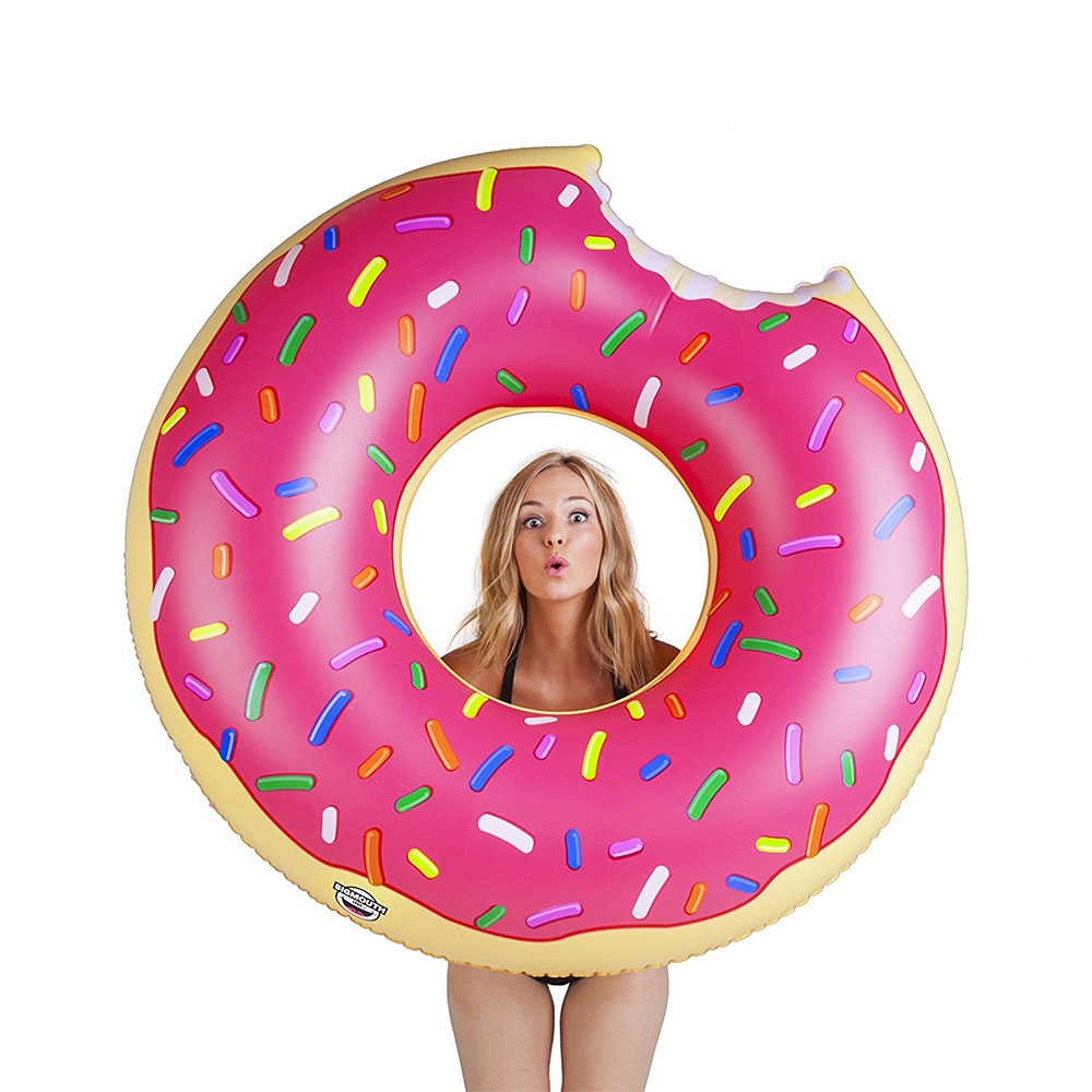 (120cm) Grosse Aufblasbare Wasser Luftmatratze Liegesofa Badeinsel - Donut
