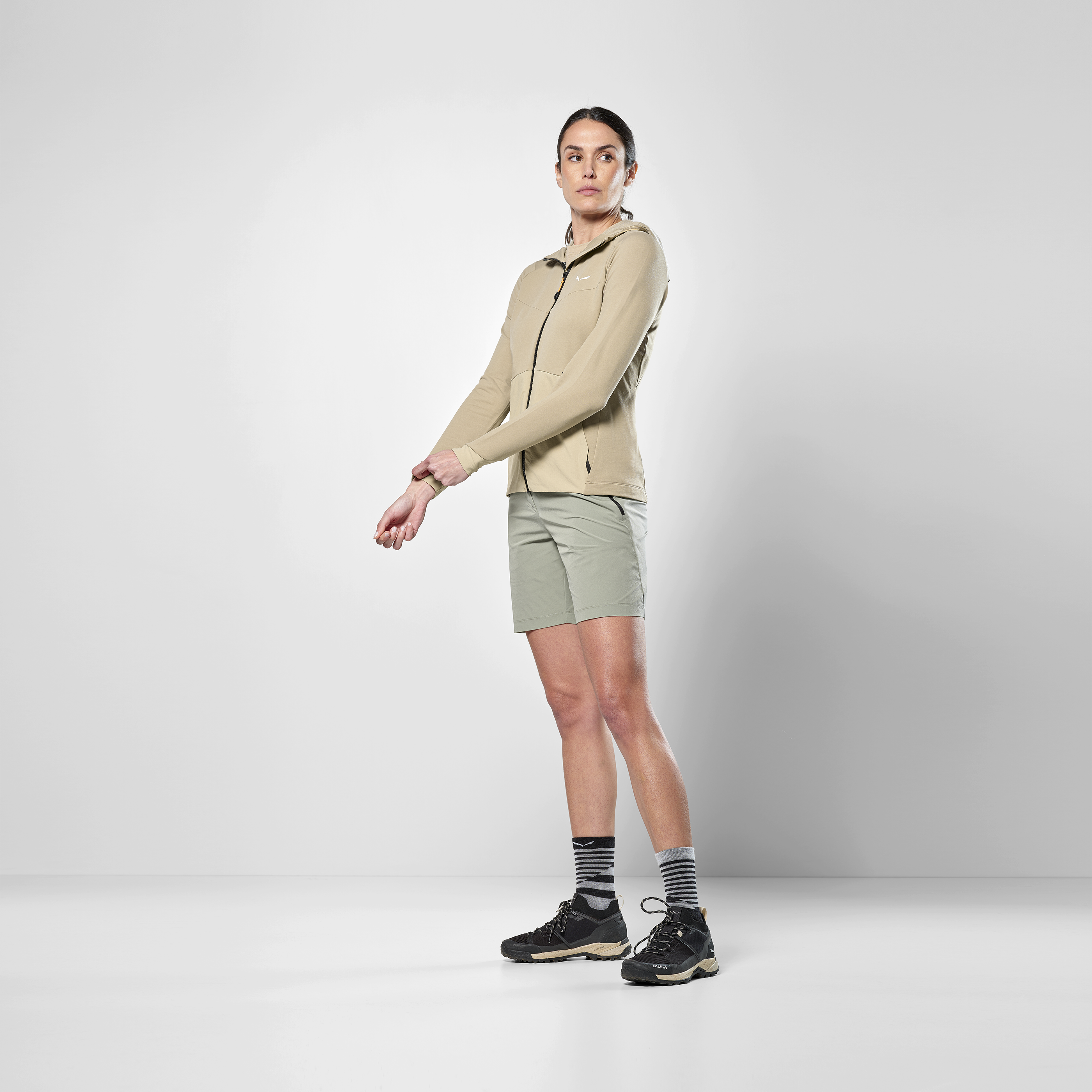 Puez Merino Durastretch Kapuzenjacke Damen