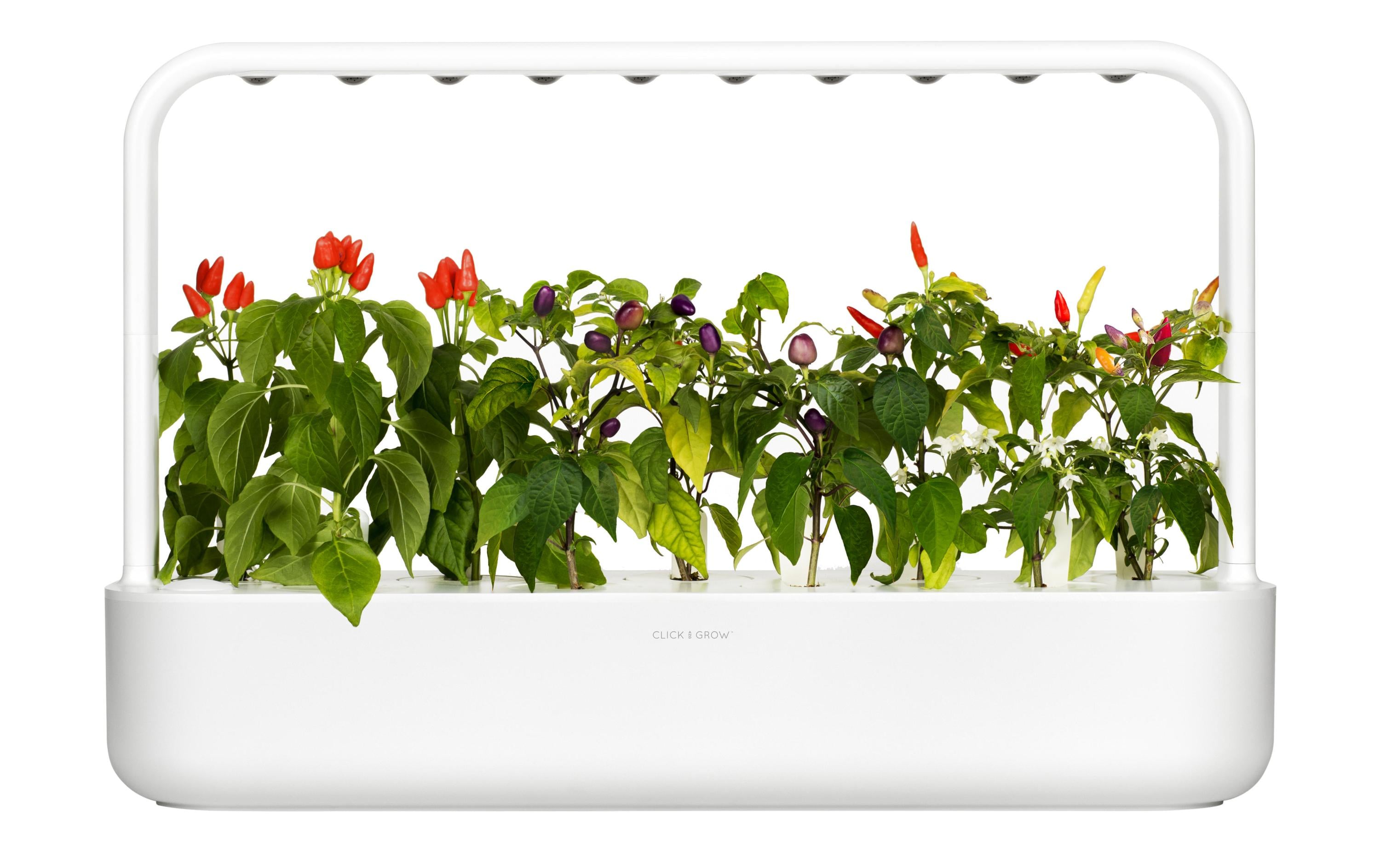 Kräutertopf Smart Garden 9 Weiss<br>Intelligentes Pflanzengefäss