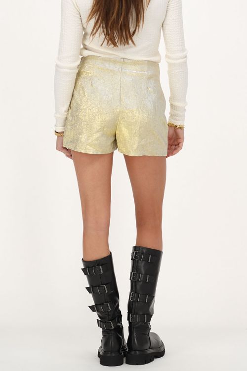 Goudkleurige skort met overslag