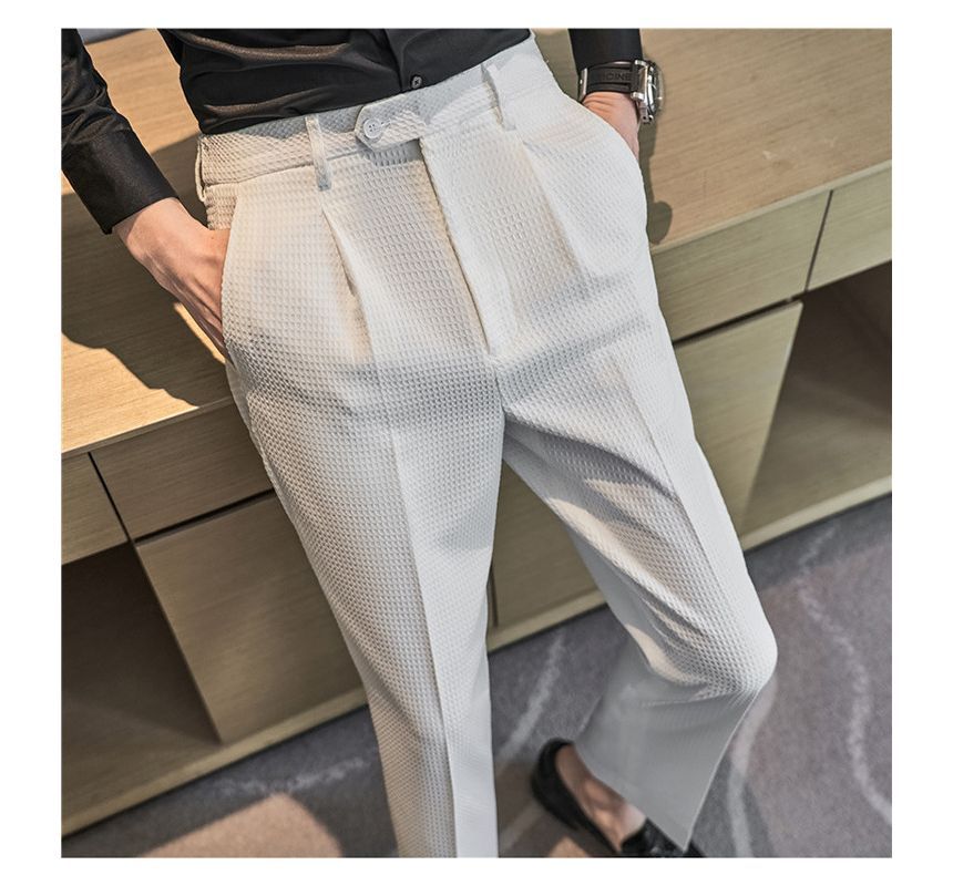 Deepwood - Hoge taille, effen, rechte broek