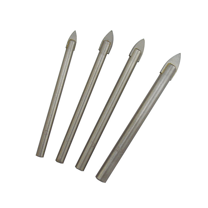 Coffret forets pour carrelage et verre à flèche Universal (4pcs)