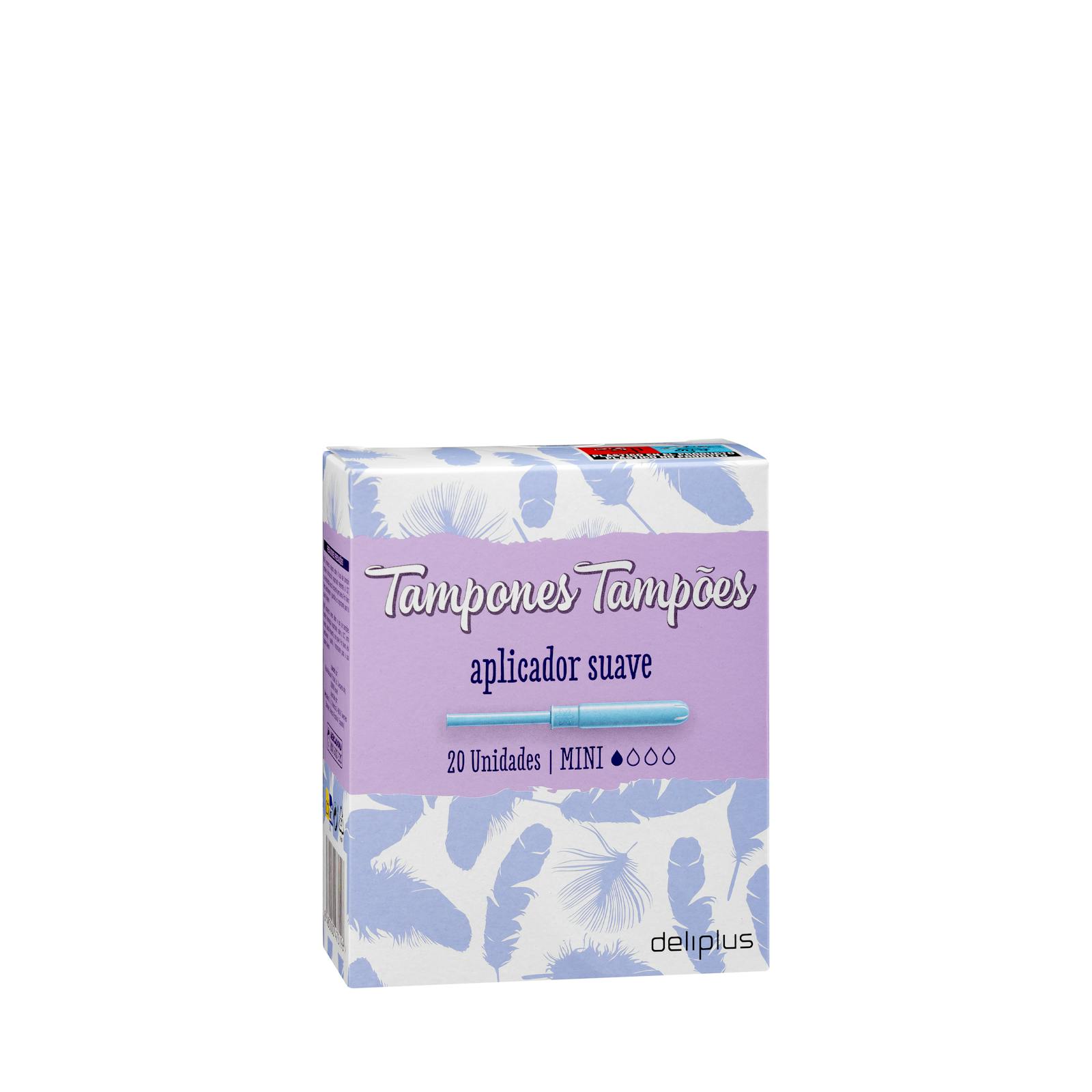 Mini tampons Deliplus avec applicateur souple