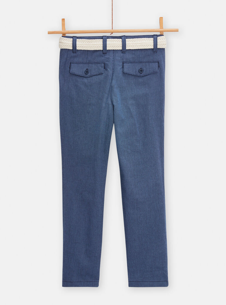 Pantalon chino bleu marine pour garçon