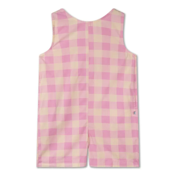 Repose AMS Combishort Coton Bio Carreaux | Rose