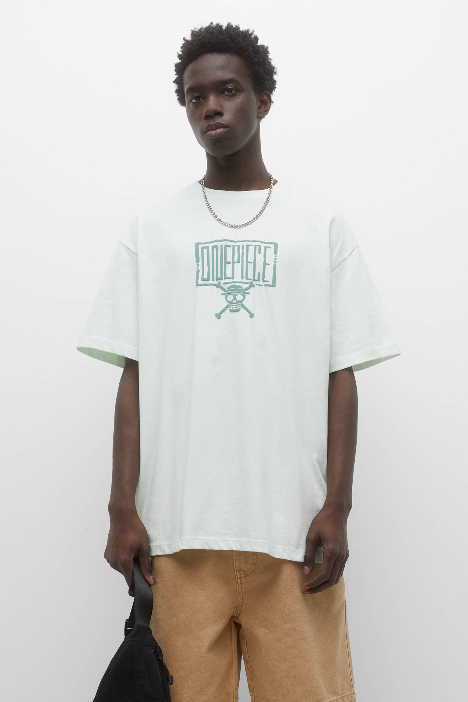 Camiseta de manga curta One Piece - Menta