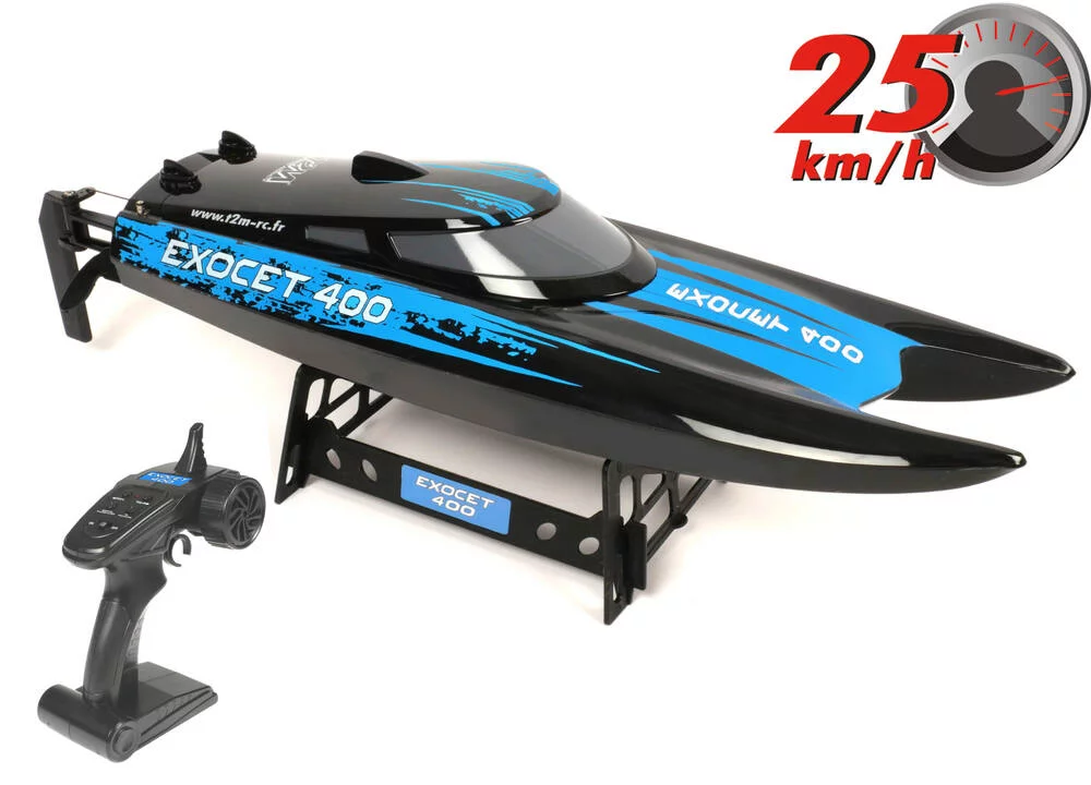 BATEAU RADIOCOMMANDE EXOCET 400